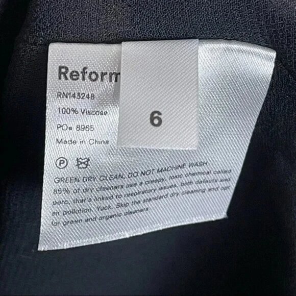 Reformation Harper Midi Dress 6 Sylvie Floral Print Viscose Wedding Guest Boho - Picture 6 of 8